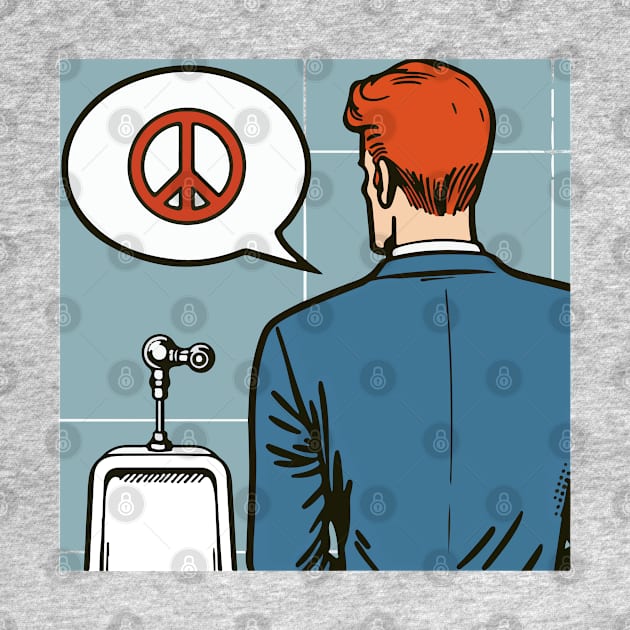 Peace Or Piss  T-shirt Gifts for Dad Gift for Son by SketchUps